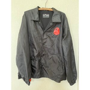 Dirtybird Jacket Black Windbreaker Men’s Size Large